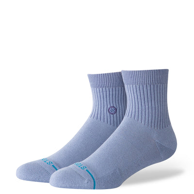 Icon Pop Quarter Stoneblue Ankle Socks | Women's