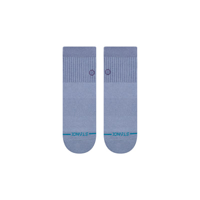 Icon Pop Quarter Stoneblue Ankle Socks | Women's