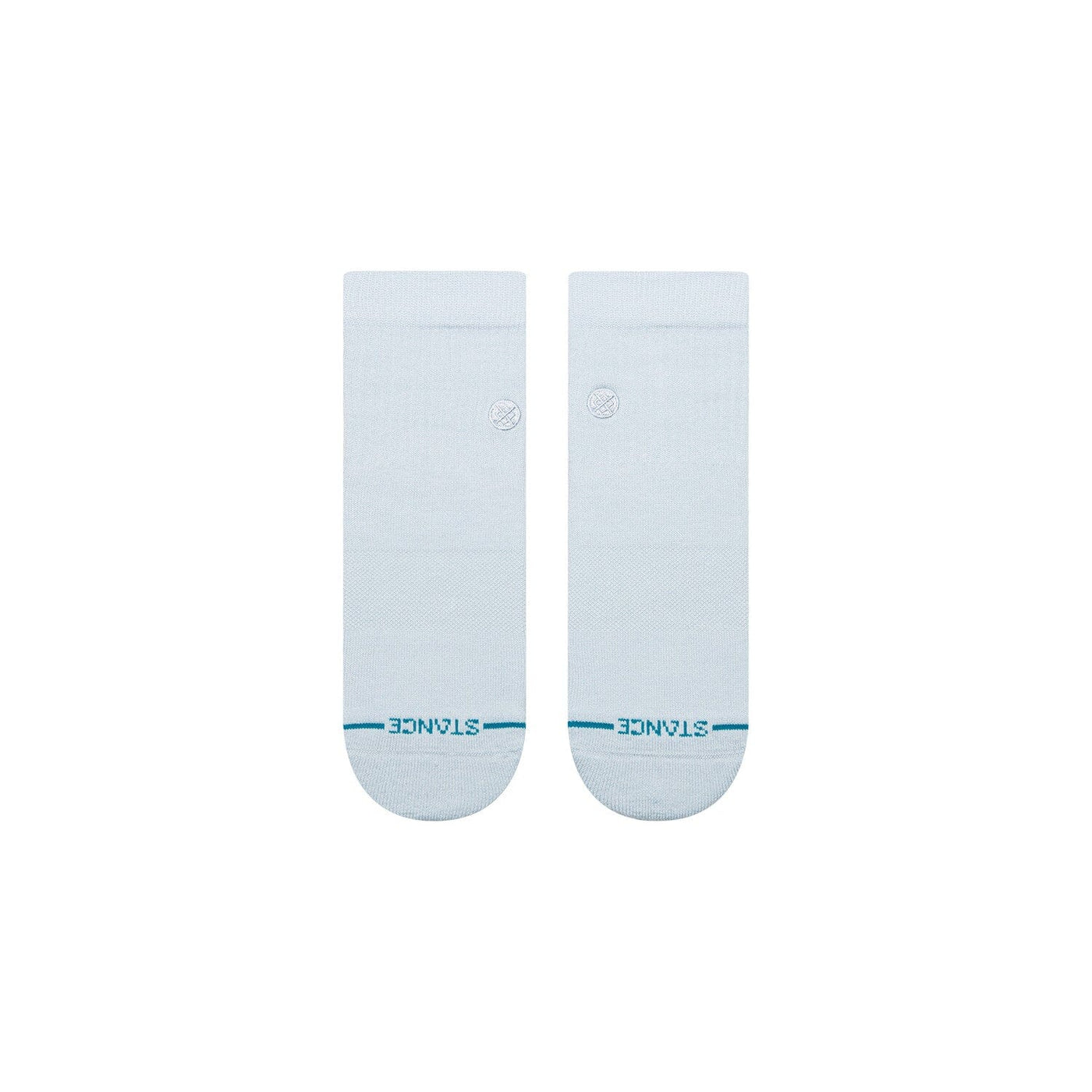 Icon Quarter Ice Blue Ankle Socks | Women's - Knock Your Socks Off