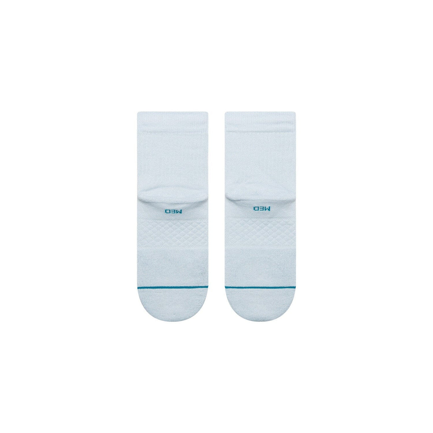 Icon Quarter Ice Blue Ankle Socks | Women's - Knock Your Socks Off