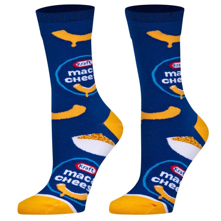 Kraft Mac and Cheese Crew Socks | Women's - Knock Your Socks Off