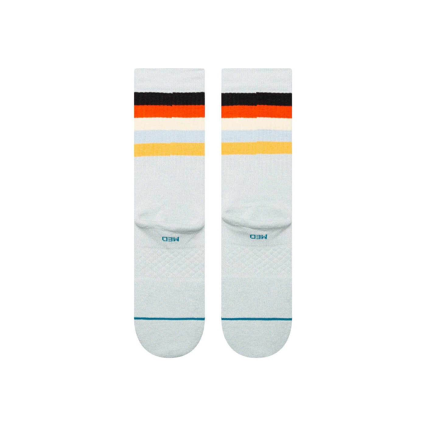 Maliboo Ice Blue Crew Socks | Men's - Knock Your Socks Off