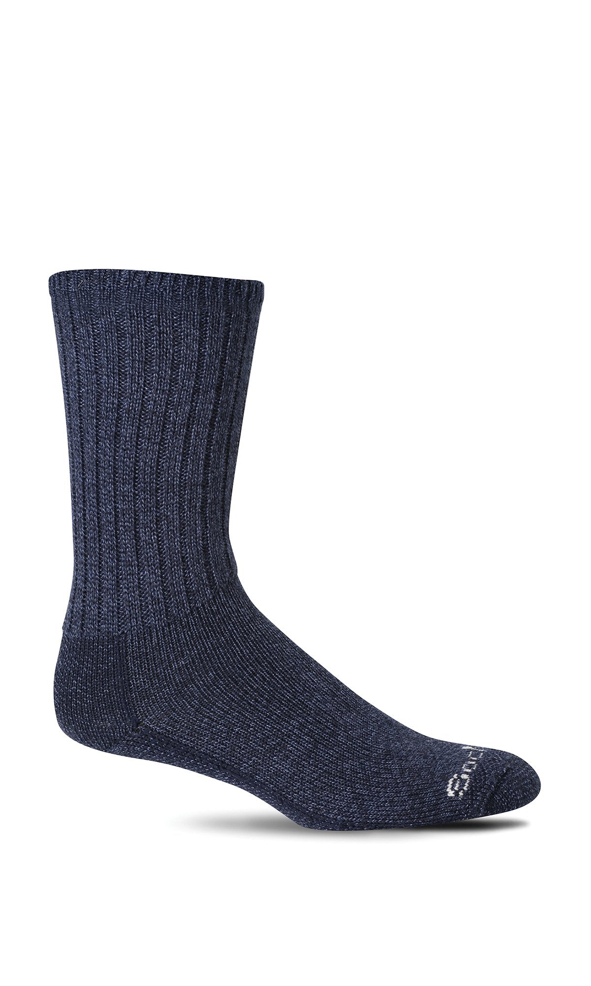 Big Easy Navy Relaxed Diabetic Socks | Men's