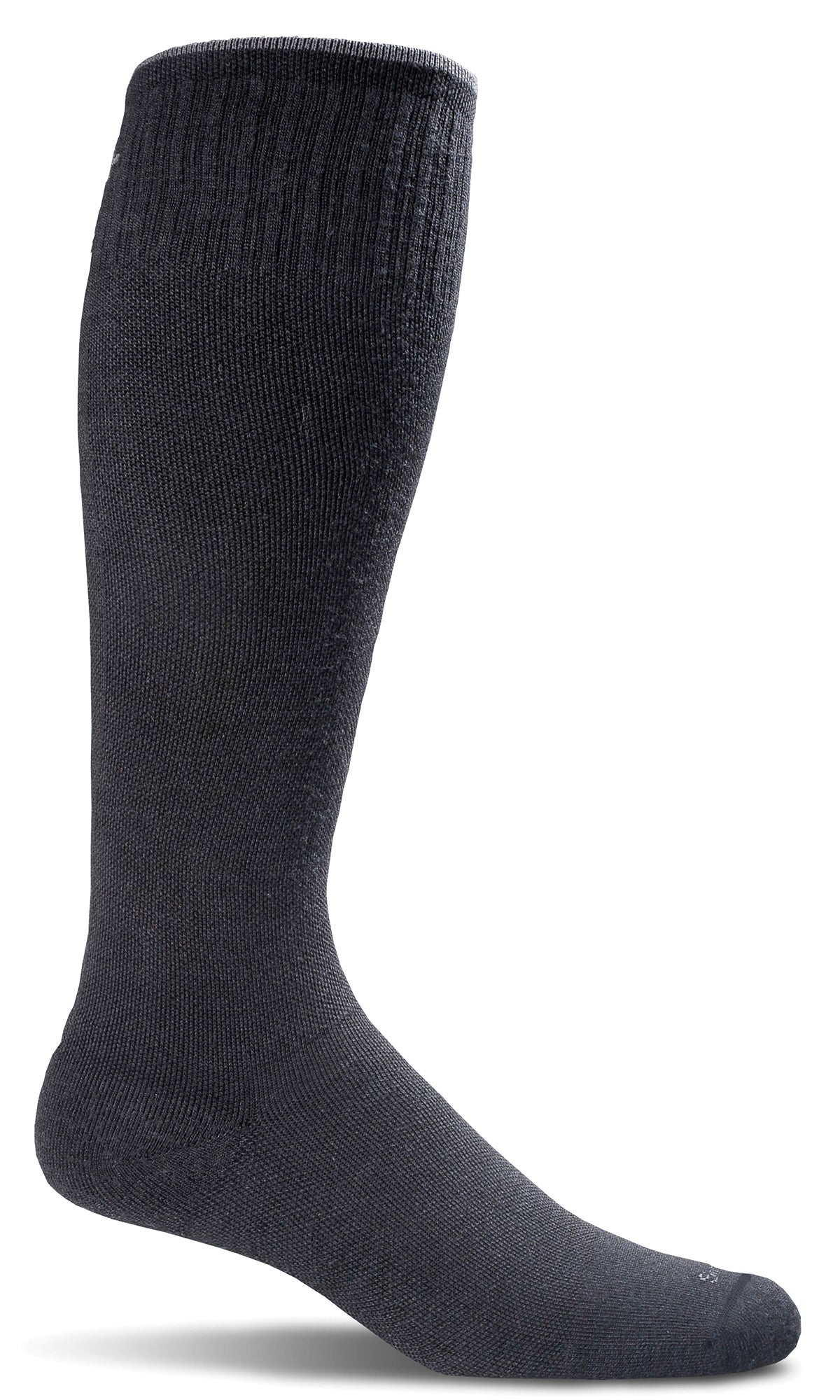 Circulator Black Solid (Moderate Graduated Compression) | Men's