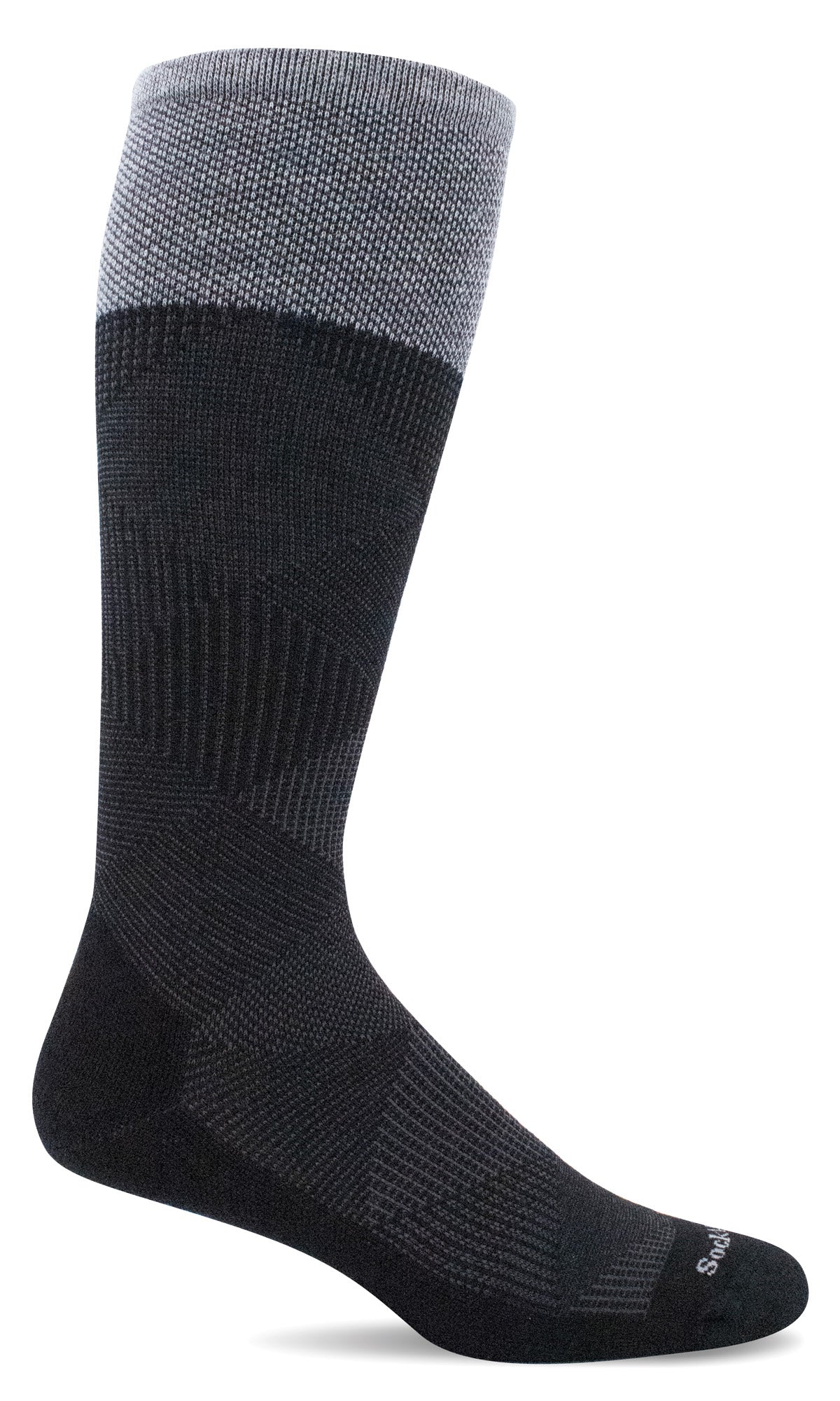 Diamond Dandy Black (Moderate Graduated Compression) | Men's