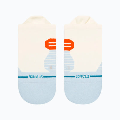 Minimal Light Tab Canvas Ankle Socks | Women's