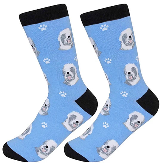 Old English Sheepdog Crew Socks | Unisex - Knock Your Socks Off