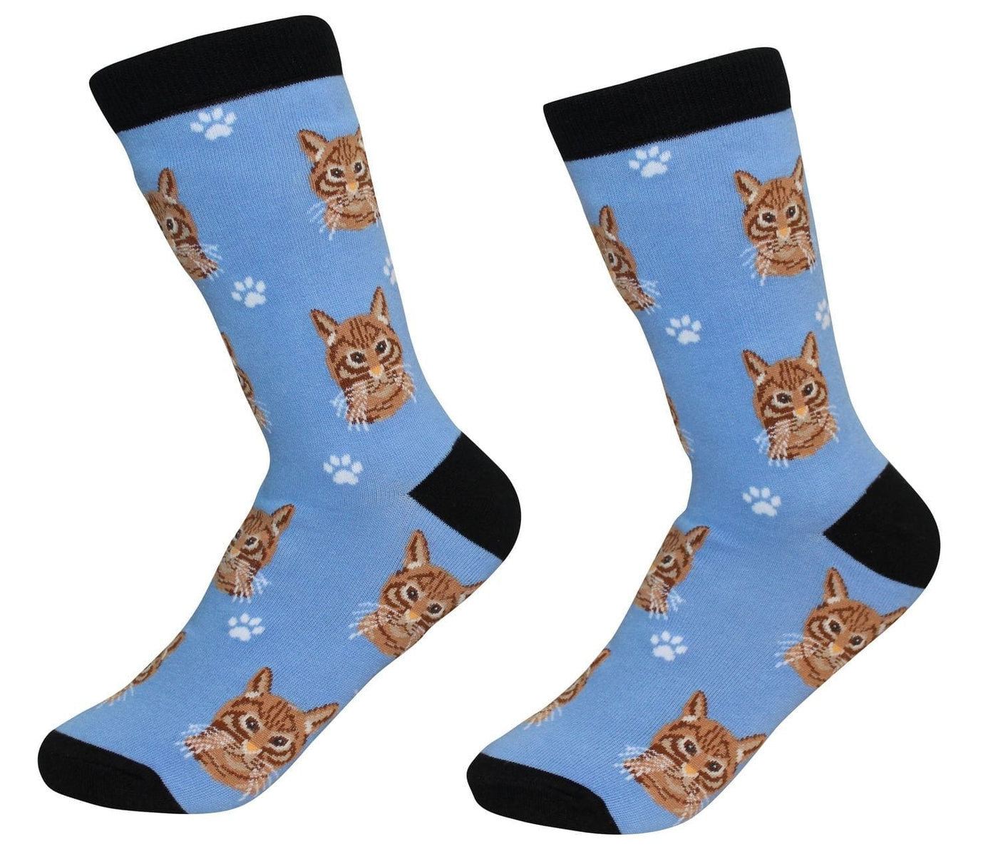 Orange Tabby Cat Crew Socks | Unisex - Knock Your Socks Off