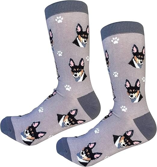 Rat Terrier Crew Socks | Unisex - Knock Your Socks Off