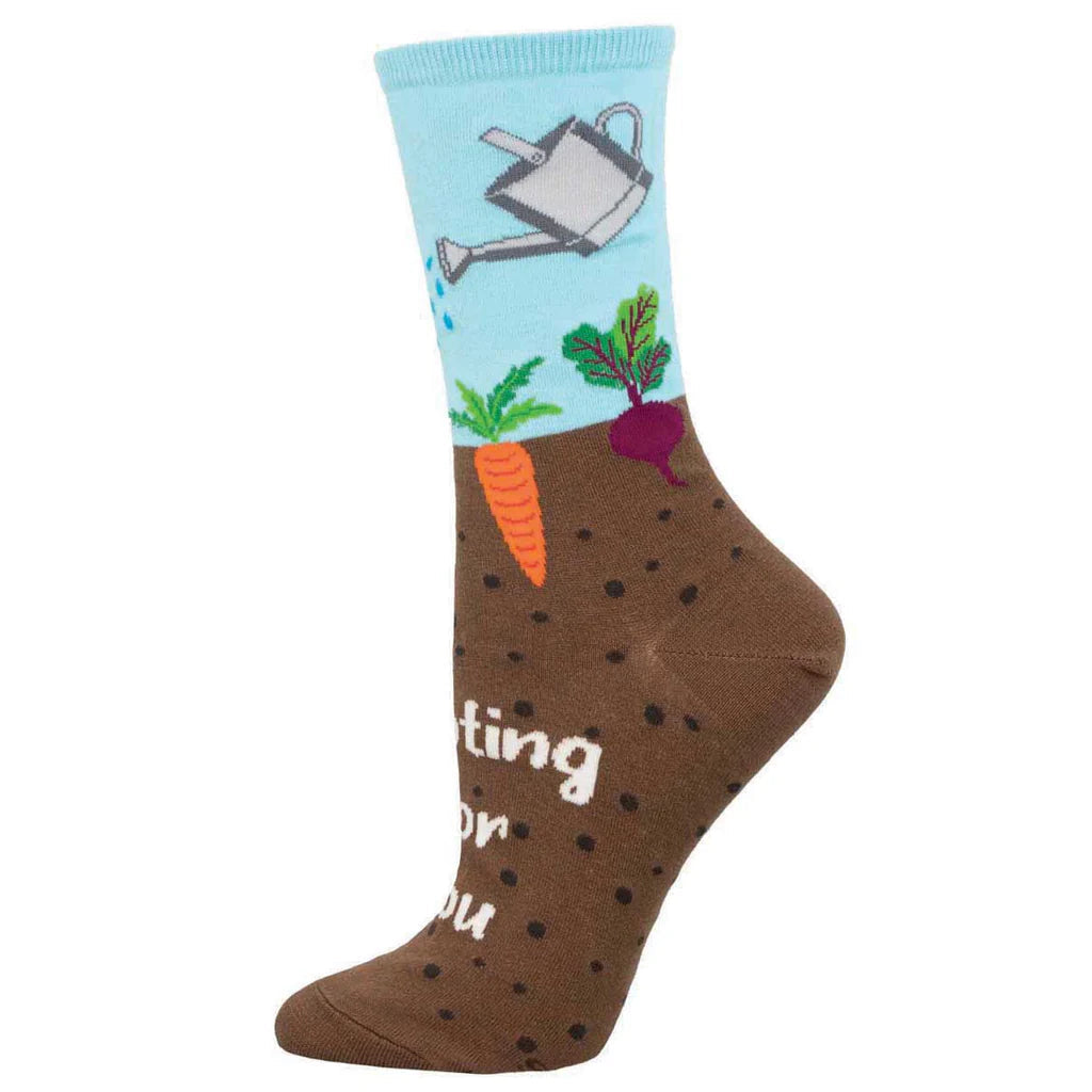 Rooting For You Crew Socks | Women's - Knock Your Socks Off