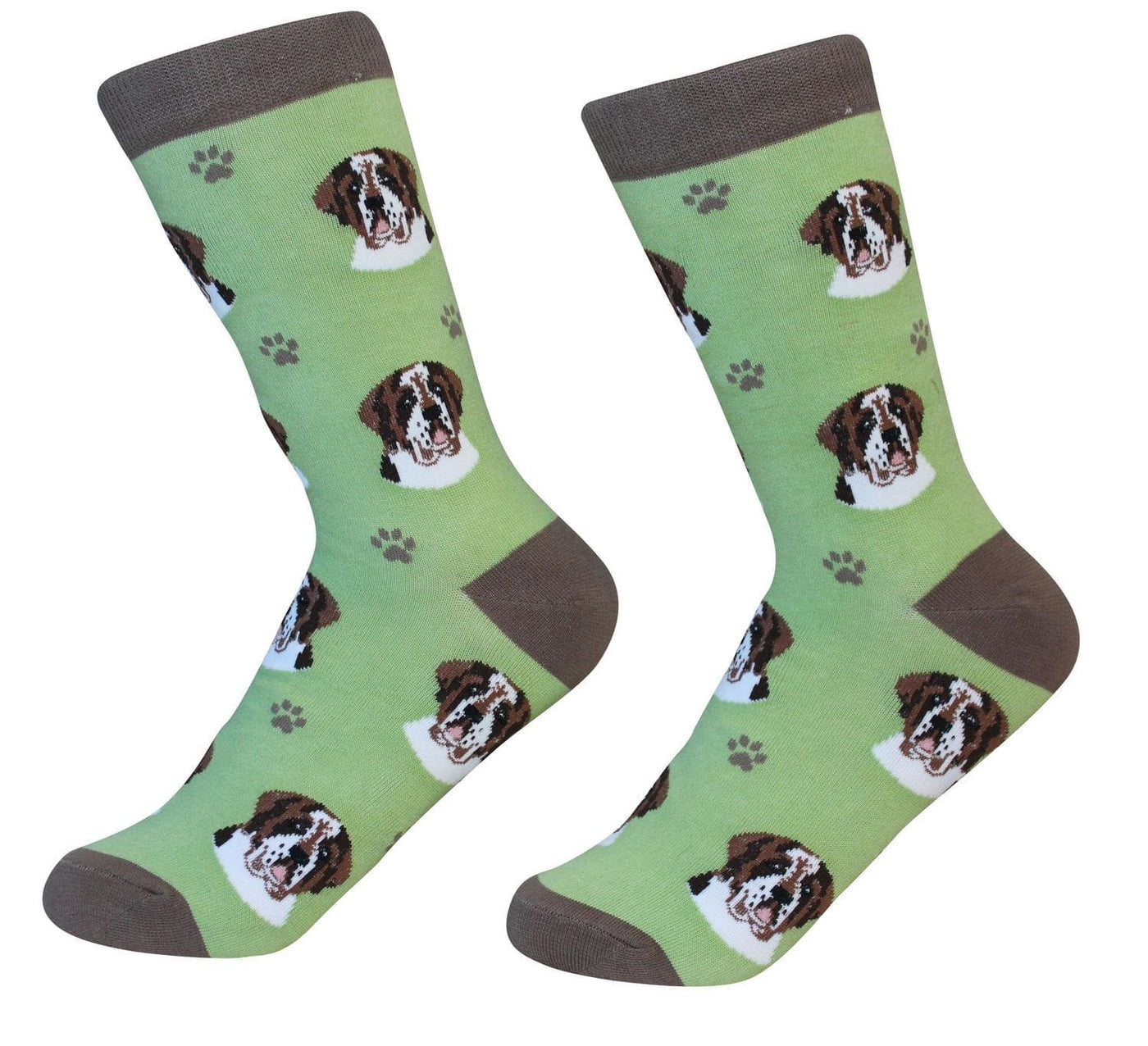 Saint Bernard Crew Socks | Unisex - Knock Your Socks Off