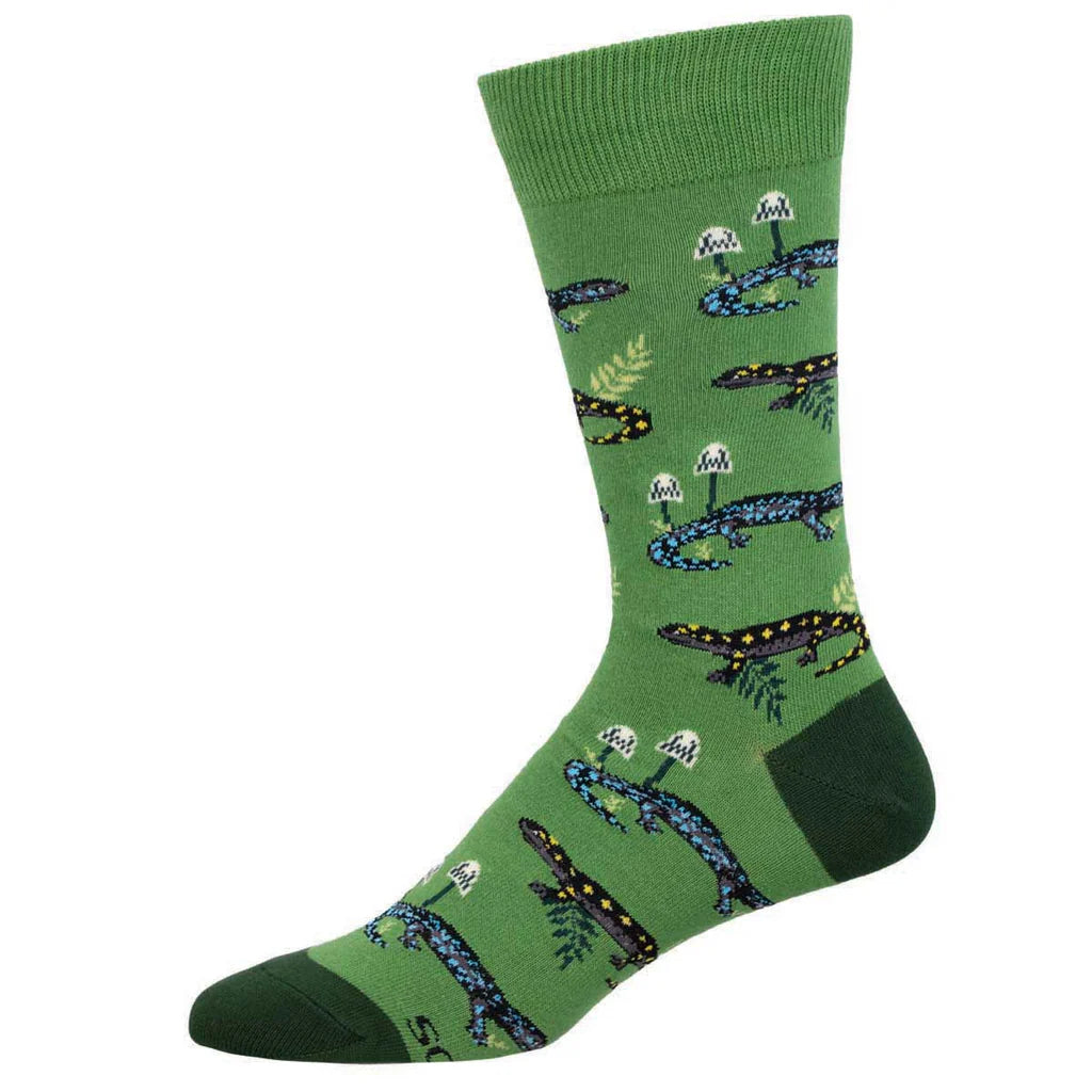 Salamander Crew Socks | Men's - Knock Your Socks Off