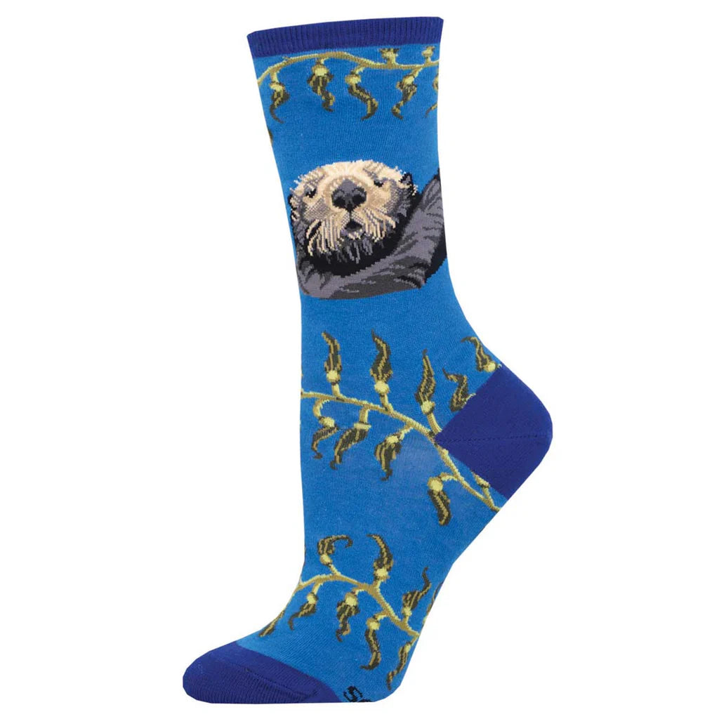 Sea Otter Crew Socks | Women's - Knock Your Socks Off