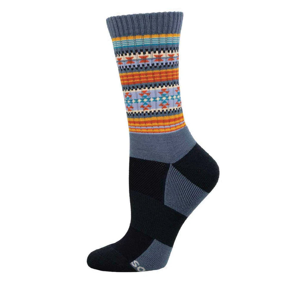 Serape Merino Wool Crew Socks | Women's - Knock Your Socks Off