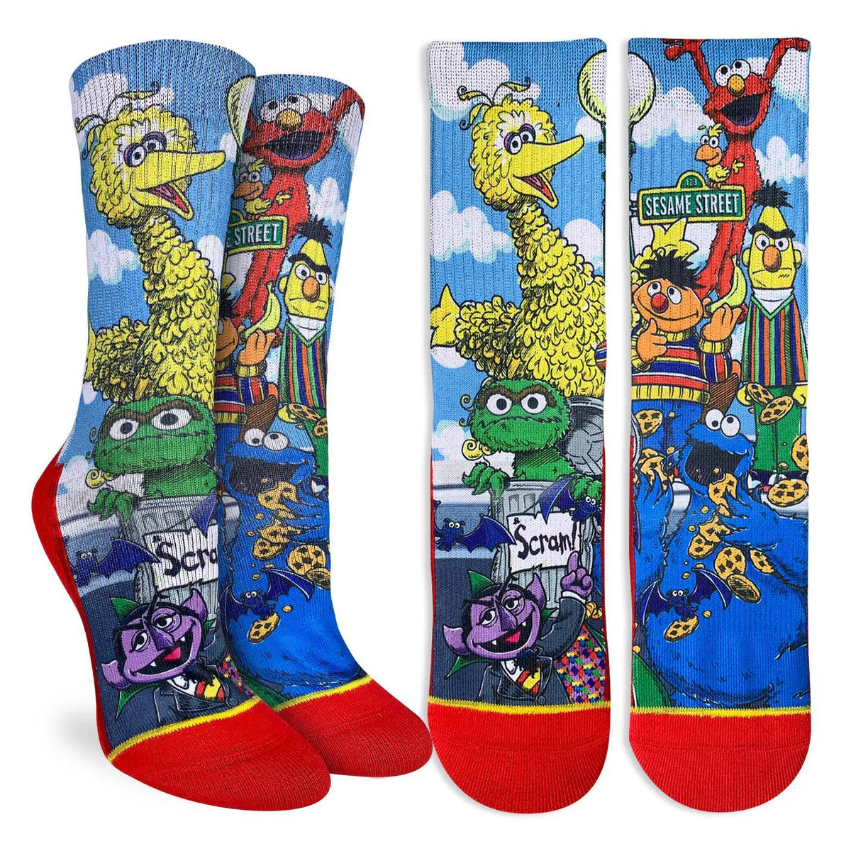 Sesame Street Family Crew Socks | Women's - Knock Your Socks Off