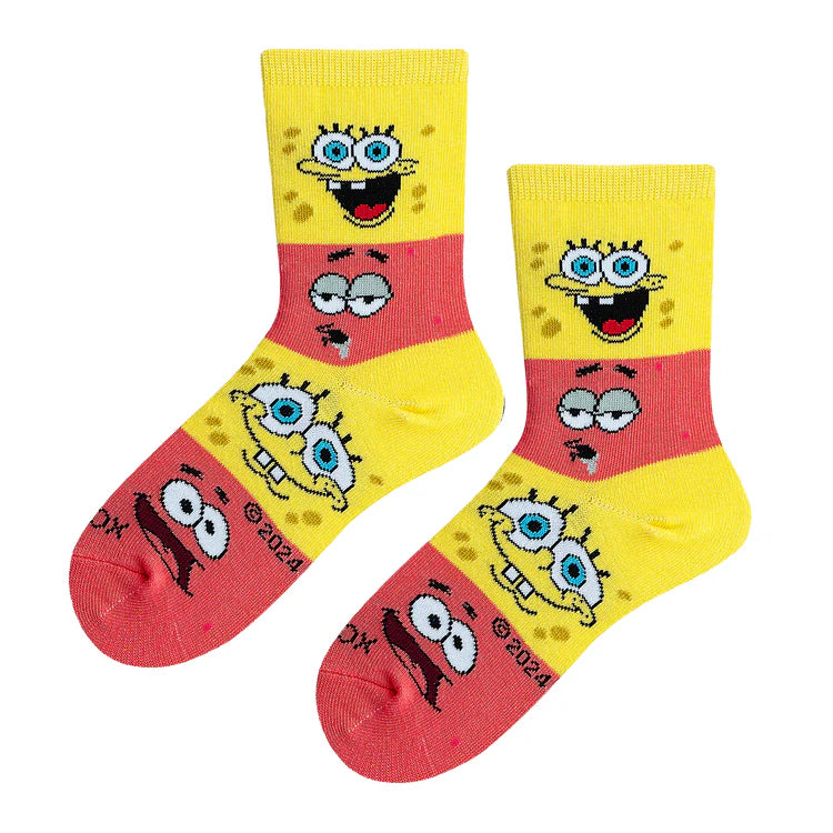 Spongebob & Patrick Crew Socks | Kids'