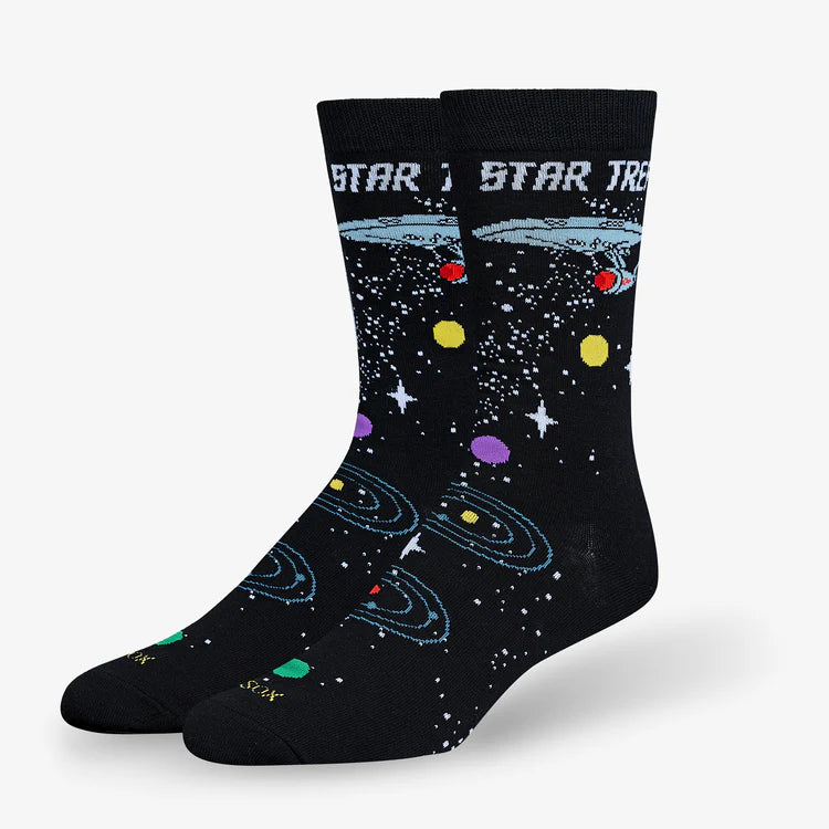 Star Trek Space Travel Crew Socks | Men's