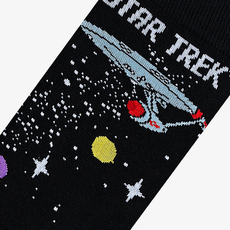 Star Trek Space Travel Crew Socks | Men's