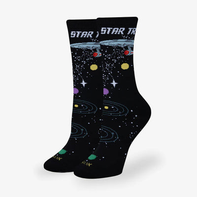 Star Trek Space Travel Crew Socks | Women's