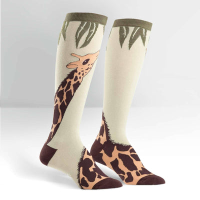 STRETCH-IT Giraffe Knee High Socks | Women's - Knock Your Socks Off