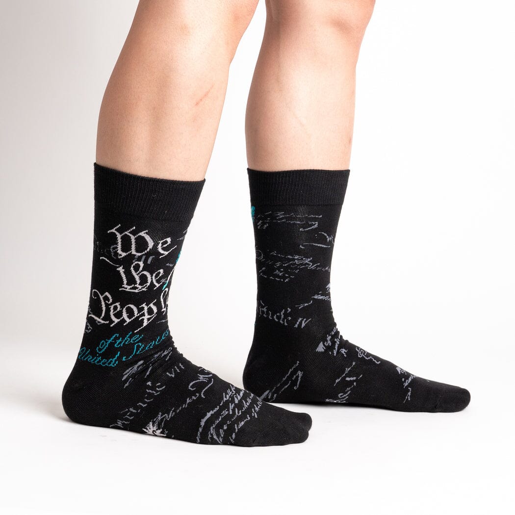 The Constitution Crew Socks | Men's - Knock Your Socks Off