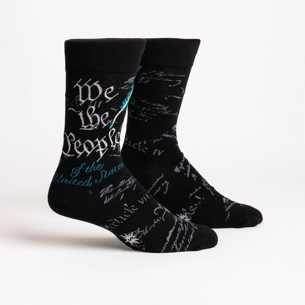 The Constitution Crew Socks | Men's - Knock Your Socks Off