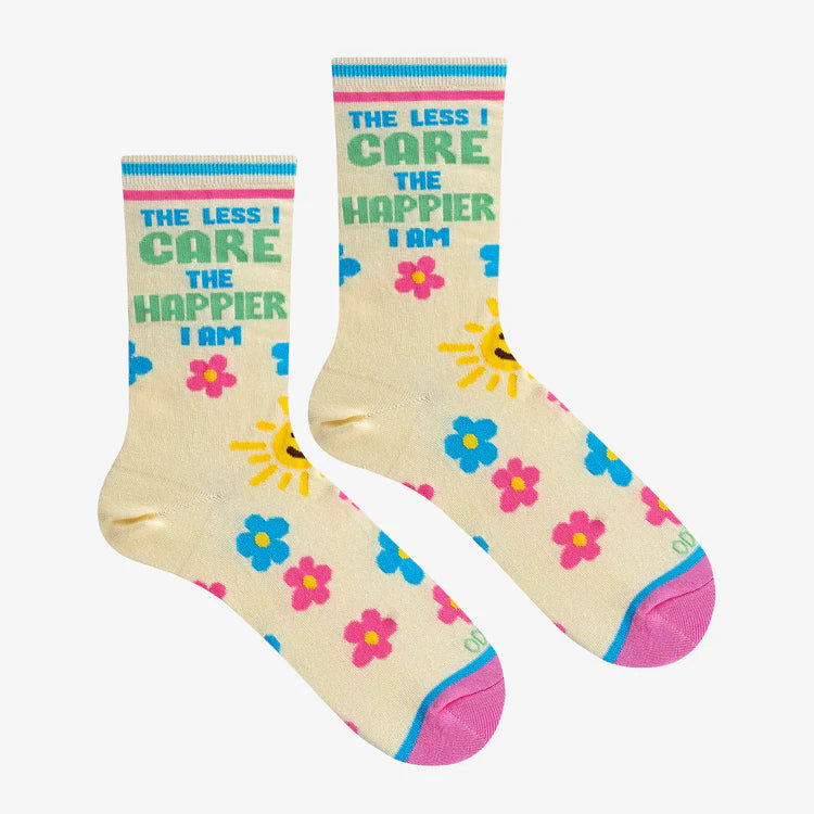 The Less I Care Crew Socks | Women's