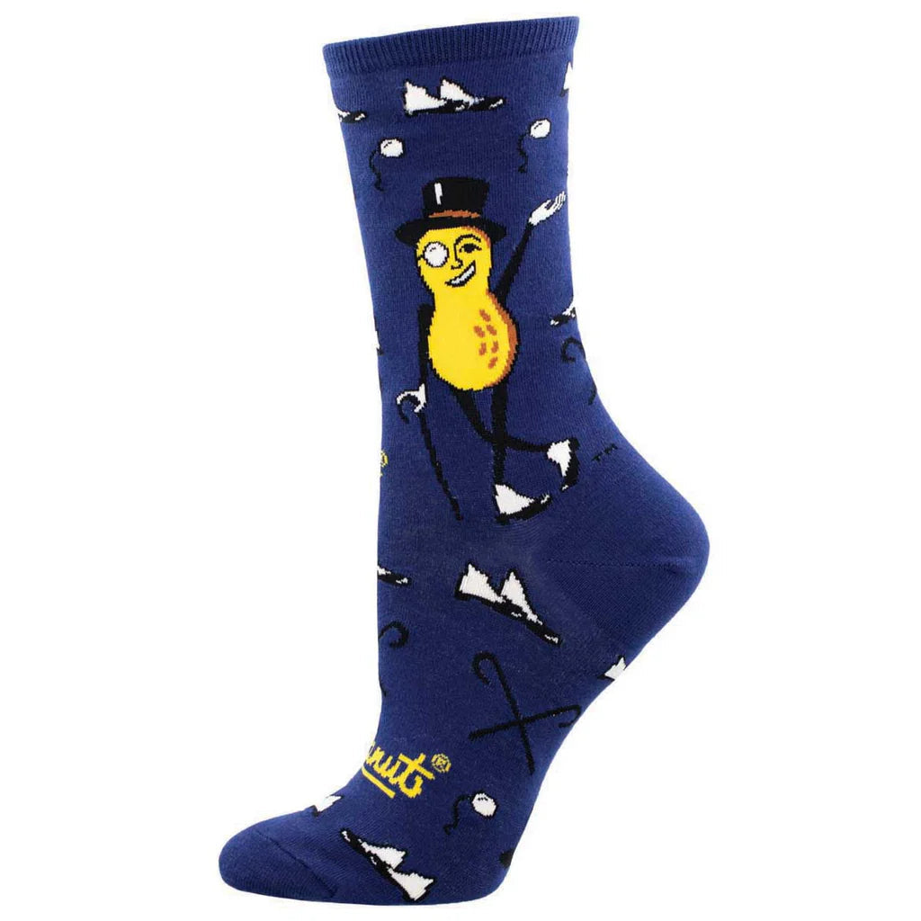 They Call Me Mr. Peanut Crew Socks | Women's - Knock Your Socks Off