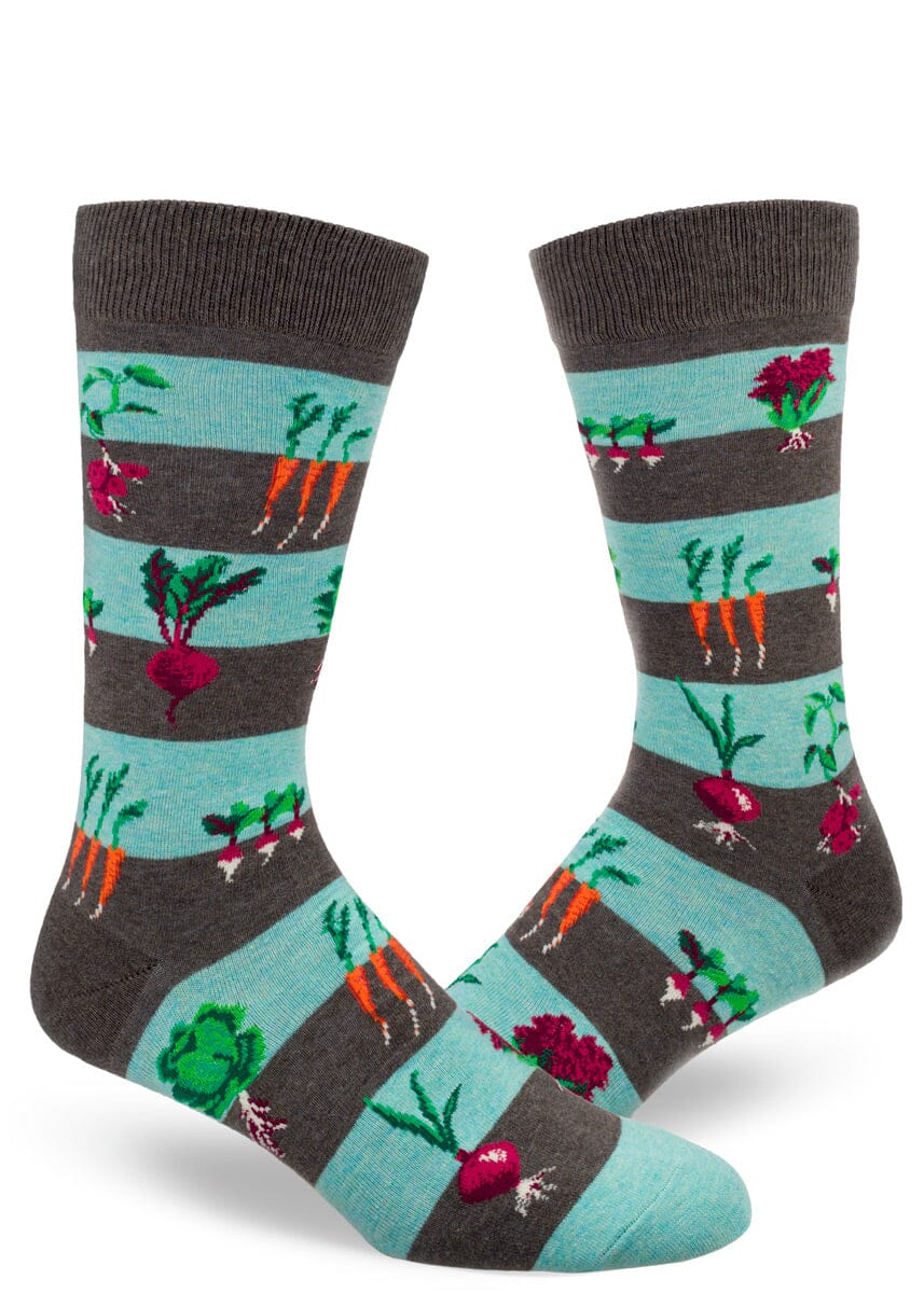 Vegetable Garden Crew Socks | Men's - Knock Your Socks Off