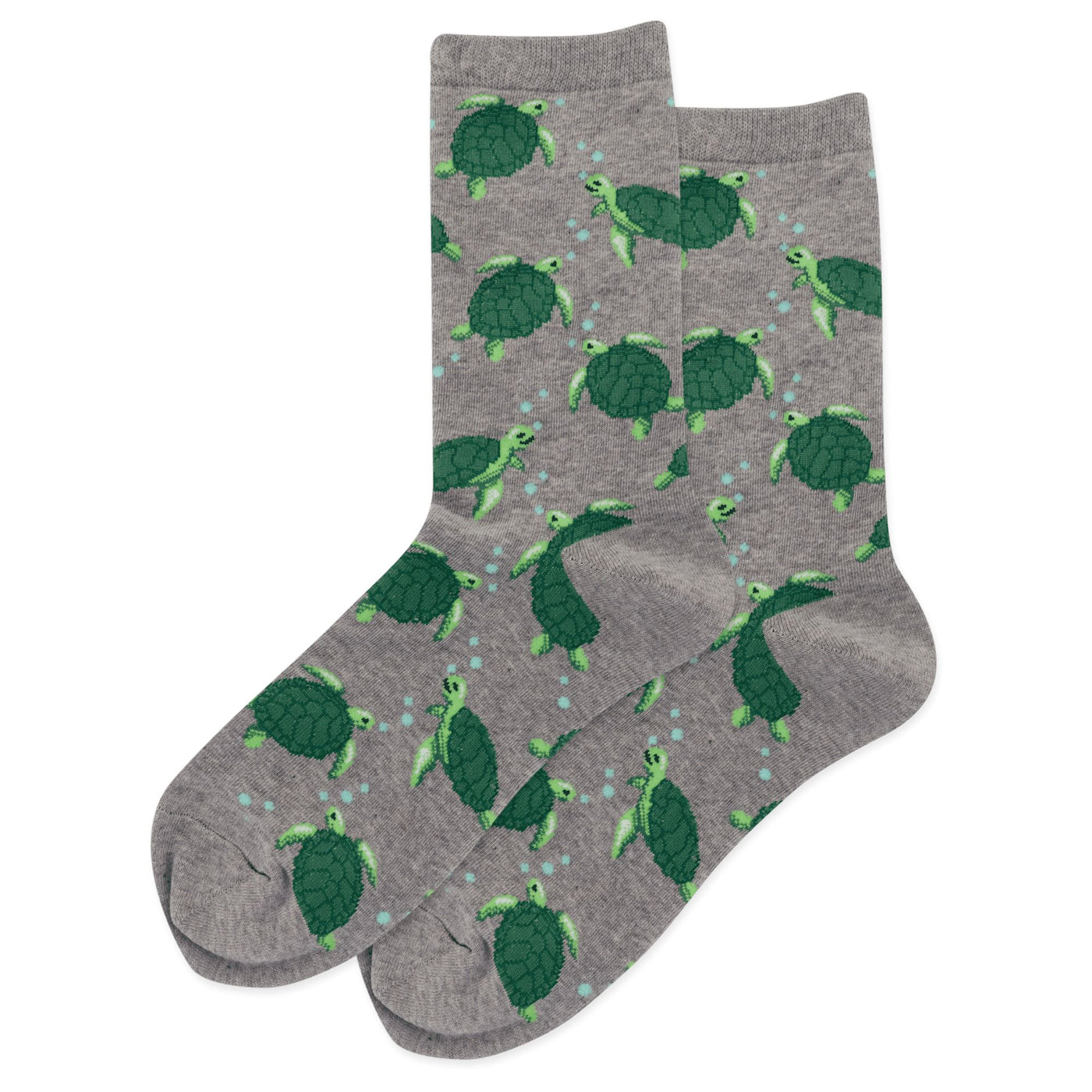 HOT SOX - Sea Turtles Crew Socks | Women's - Knock Your Socks Off