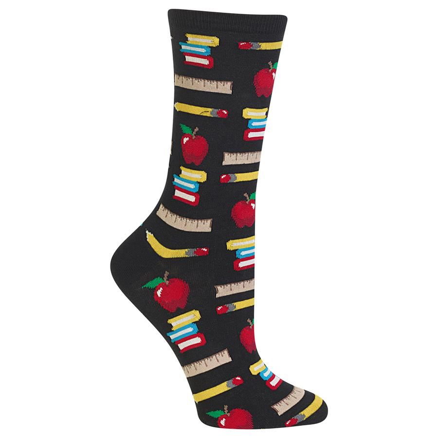 HOT SOX - Teacher's Pet Crew Socks | Women's - Knock Your Socks Off