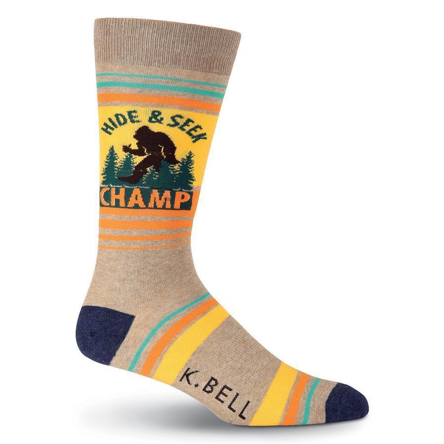 Hide and Seek Crew Socks | Men's – Knock Your Socks Off