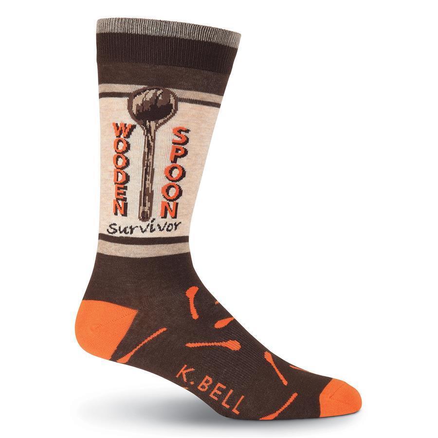 K.Bell - Wooden Spoon Crew Socks | Men's - Knock Your Socks Off