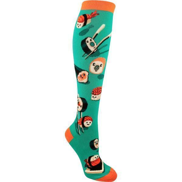 ModSock - Silly Sushi Knee High Socks | Women's - Knock Your Socks Off