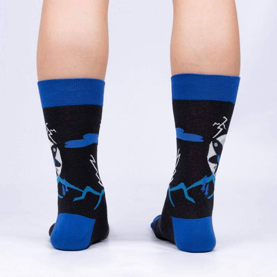 Mothman Believes In You Crew Socks | Men's - Knock Your Socks Off