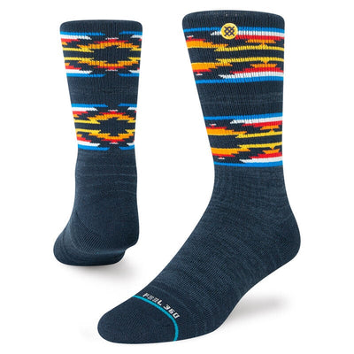 Serape Dos Base Wool Hiking Crew Socks | Men's - Knock Your Socks Off