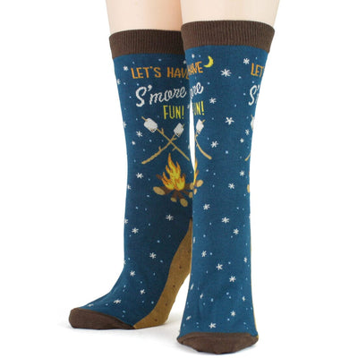 Smores Crew Socks | Women's - Knock Your Socks Off