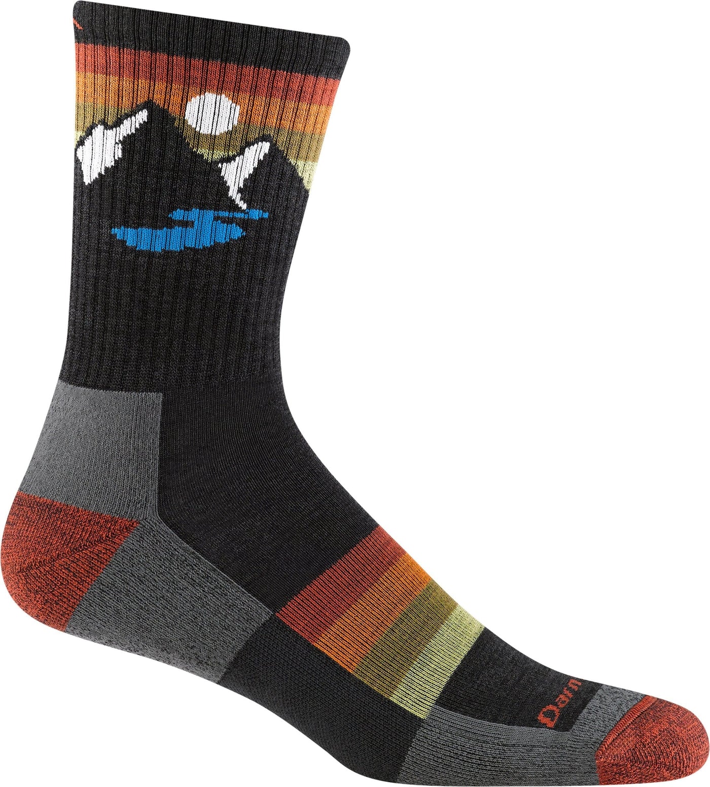 Sunset Ridge Micro Crew Lightweight With Cushion | Men's - Knock Your Socks Off