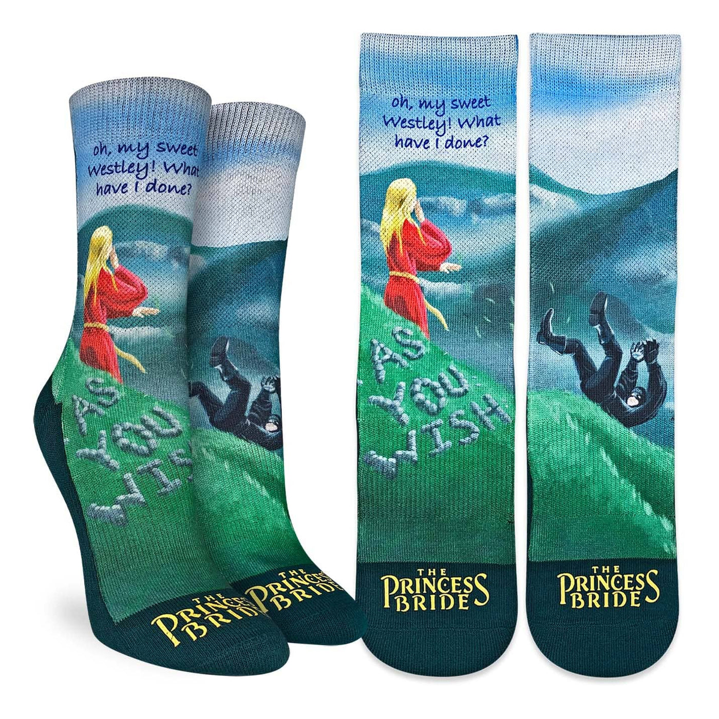 The Princess Bride, As You Wish Crew Socks | Women's - Knock Your Socks Off