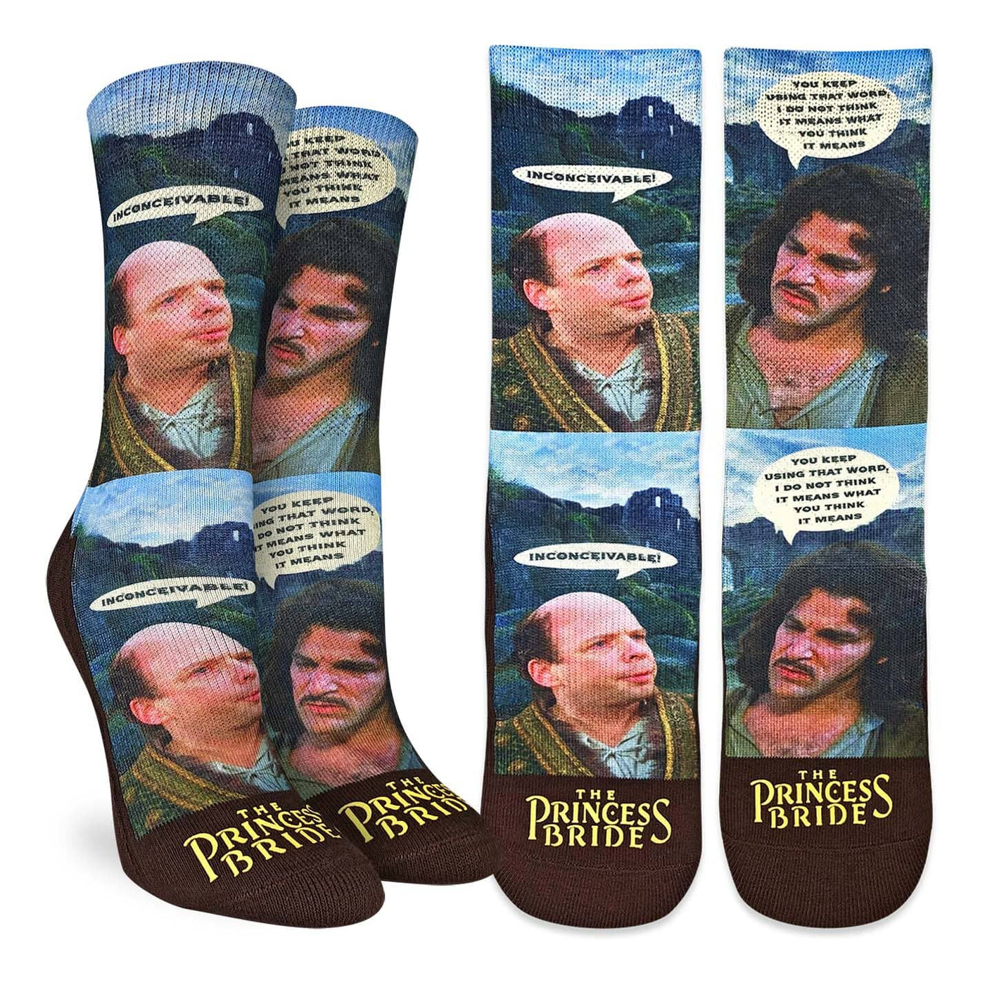 The Princess Bride, Inconceivable Crew Socks | Women's - Knock Your Socks Off